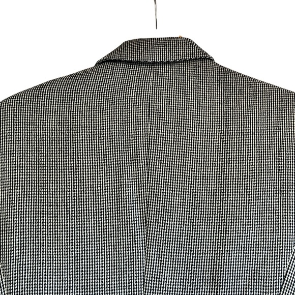 Jones New York 🇨🇦 wool vintage houndstooth blazer size 10 excellent condition - Picture 7 of 12